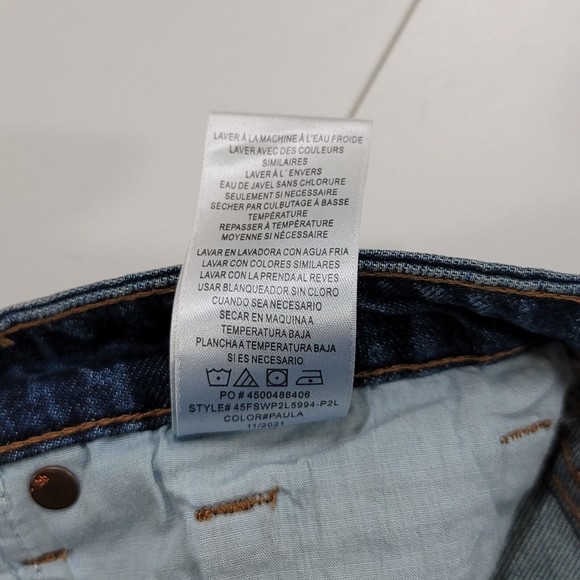 JOE'S JEANS Size 27 High Rise Straight Ankle Raw Hem Jeans Stretch Cotton NWT - Picture 9 of 9